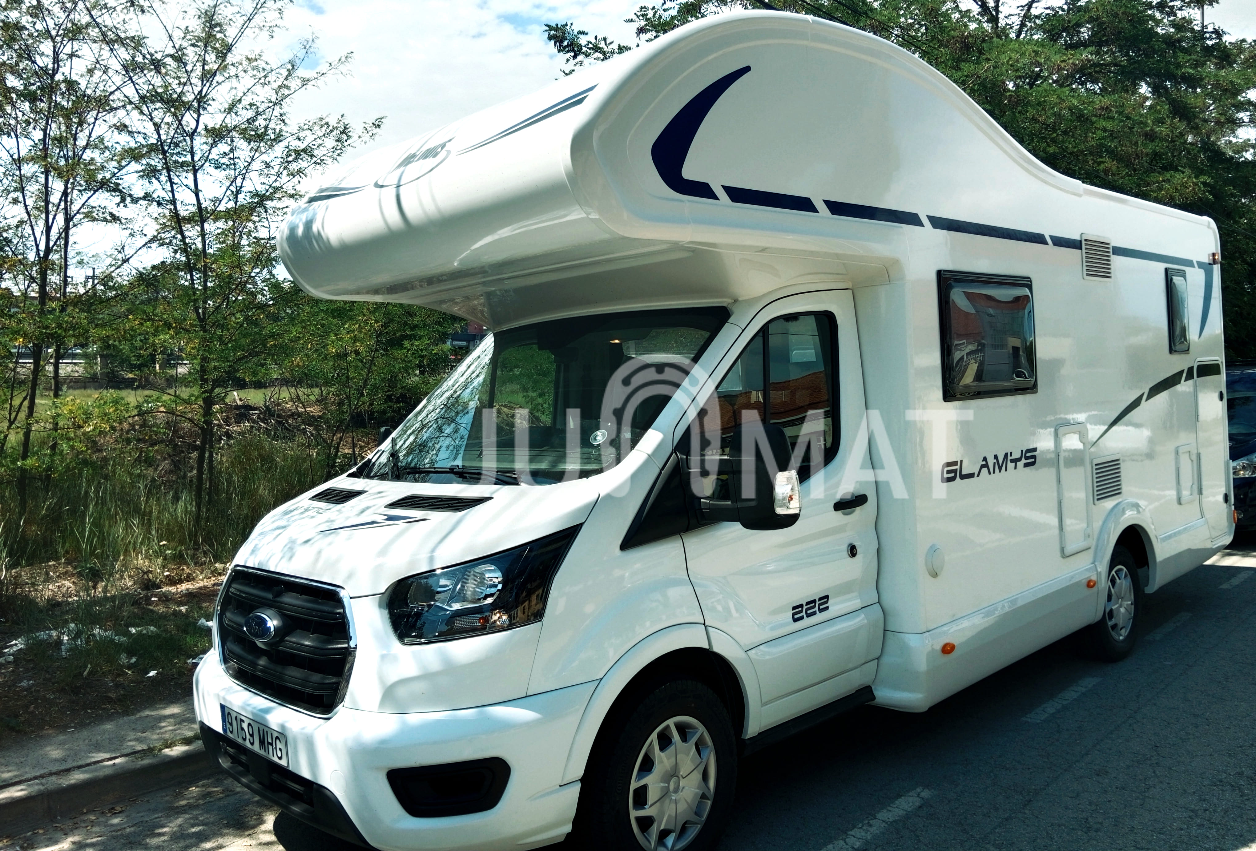 image of the exterior of the motorhome